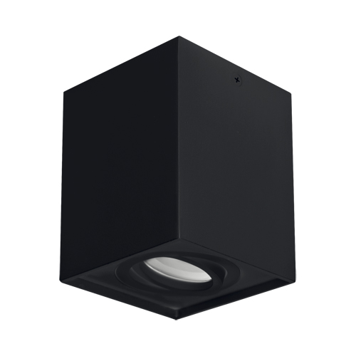 Kohtvalgusti HARY D GU10 valge/hõbedane/must - must