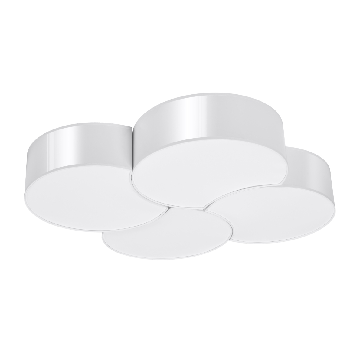 Laevalgusti CIRCLE 4 valge Sollux Lighting