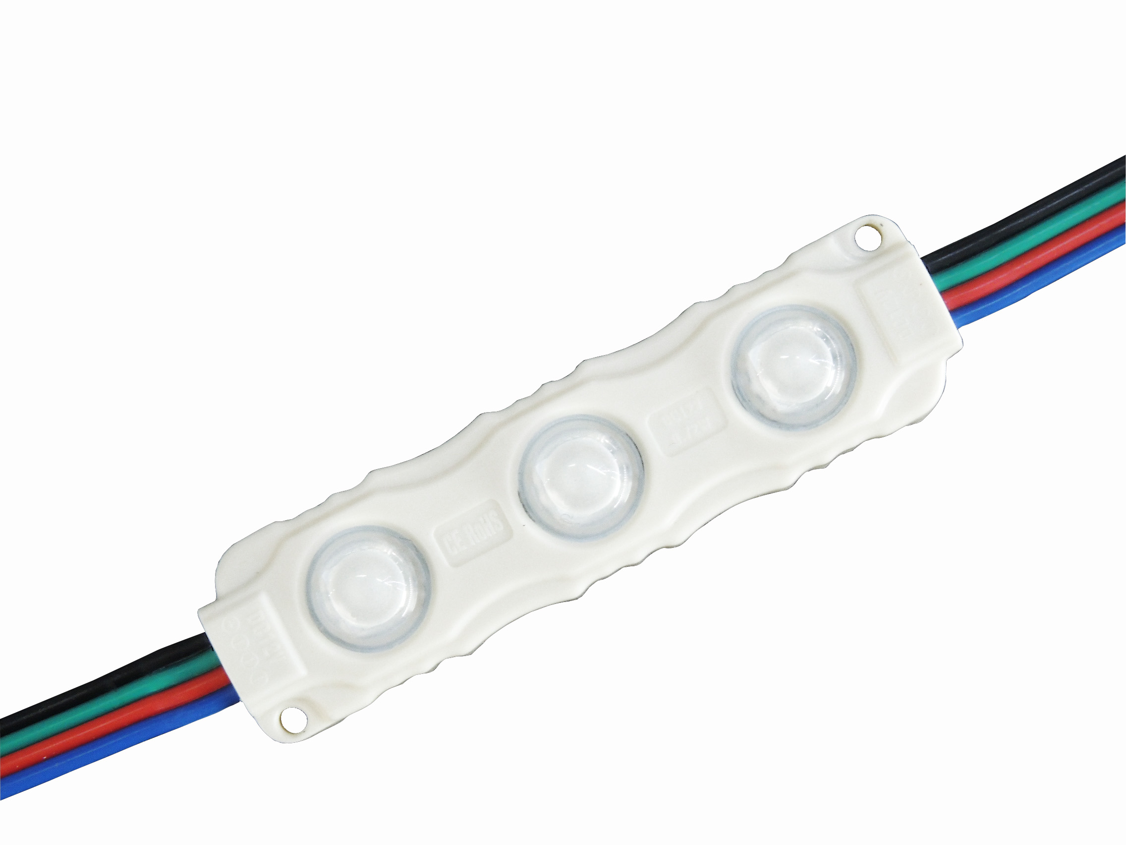 LED LENS MOODUL 3 5050 160 DC12V 0,72W 70*16*8mm IP65 RGB OPTONICA
