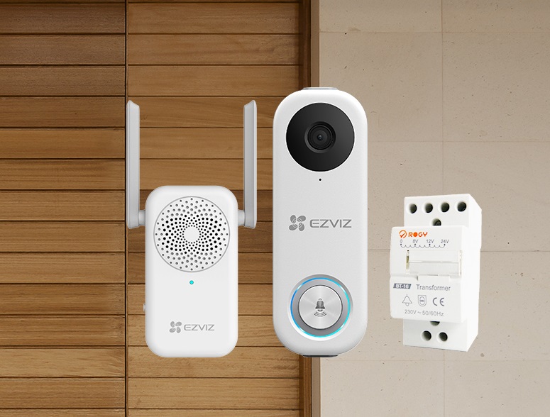 EZVIZ DB1C-KIT 3MP juhtmega uksekella komplekt