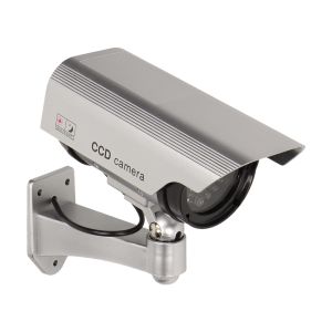 Valvekaamera mulaaž CCTV OR-AK-1201 vilkuv punane LED ; 2x1,5V IP65