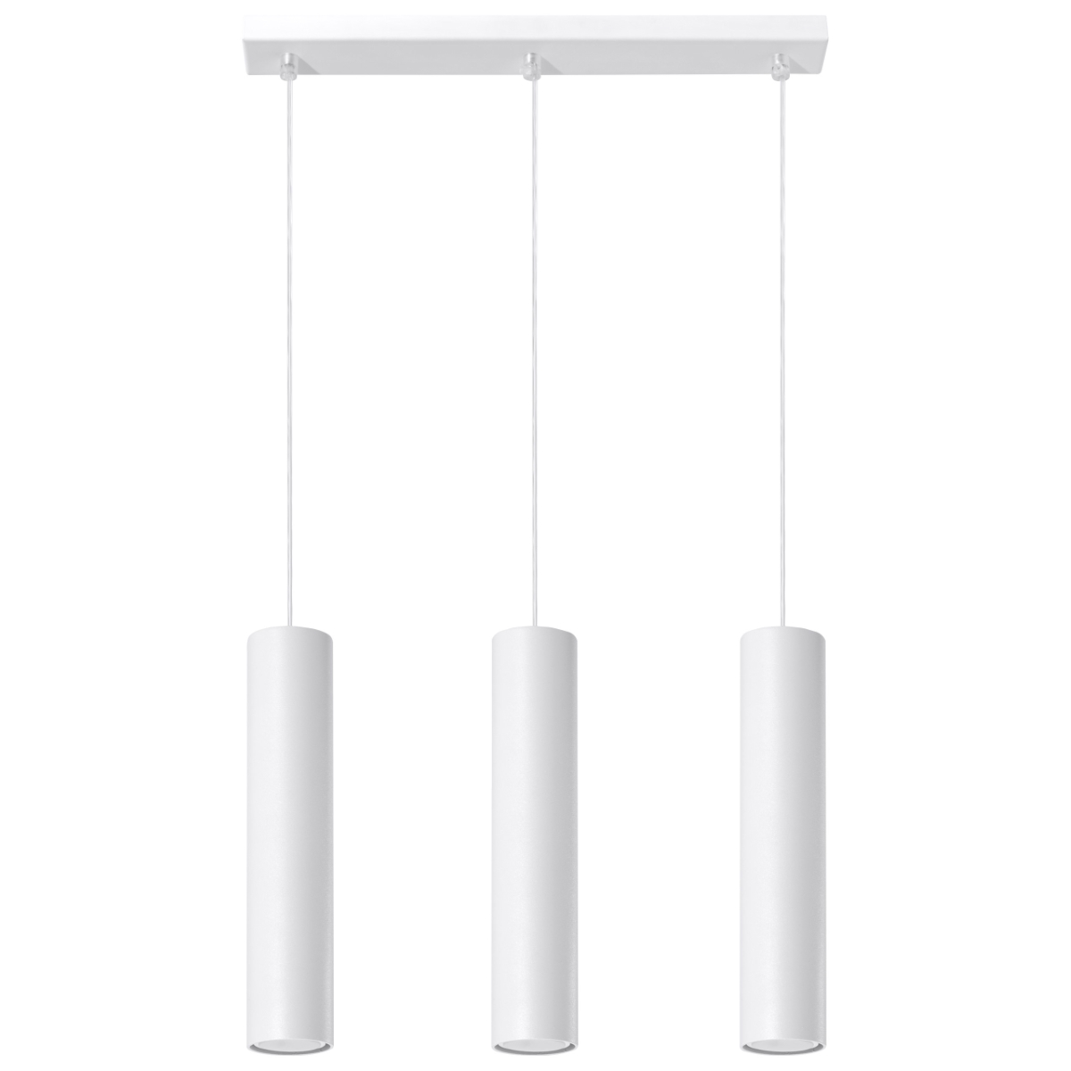 Rippvalgusti LAGOS 3L valge Sollux Lighting