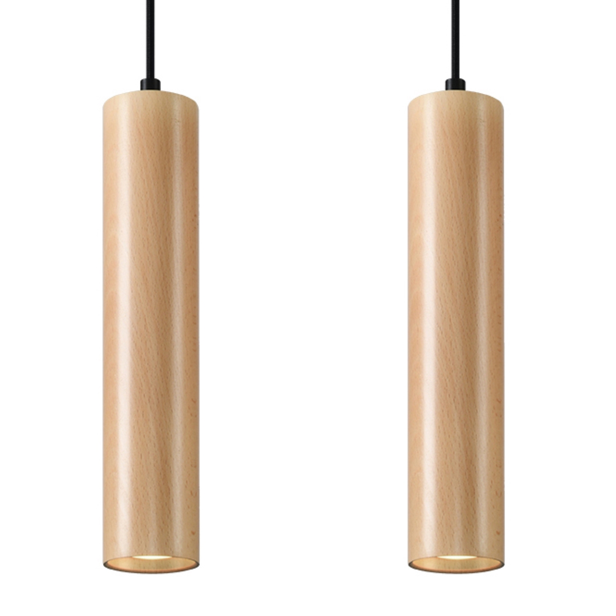 Rippvalgusti LINO 2 puit Sollux Lighting