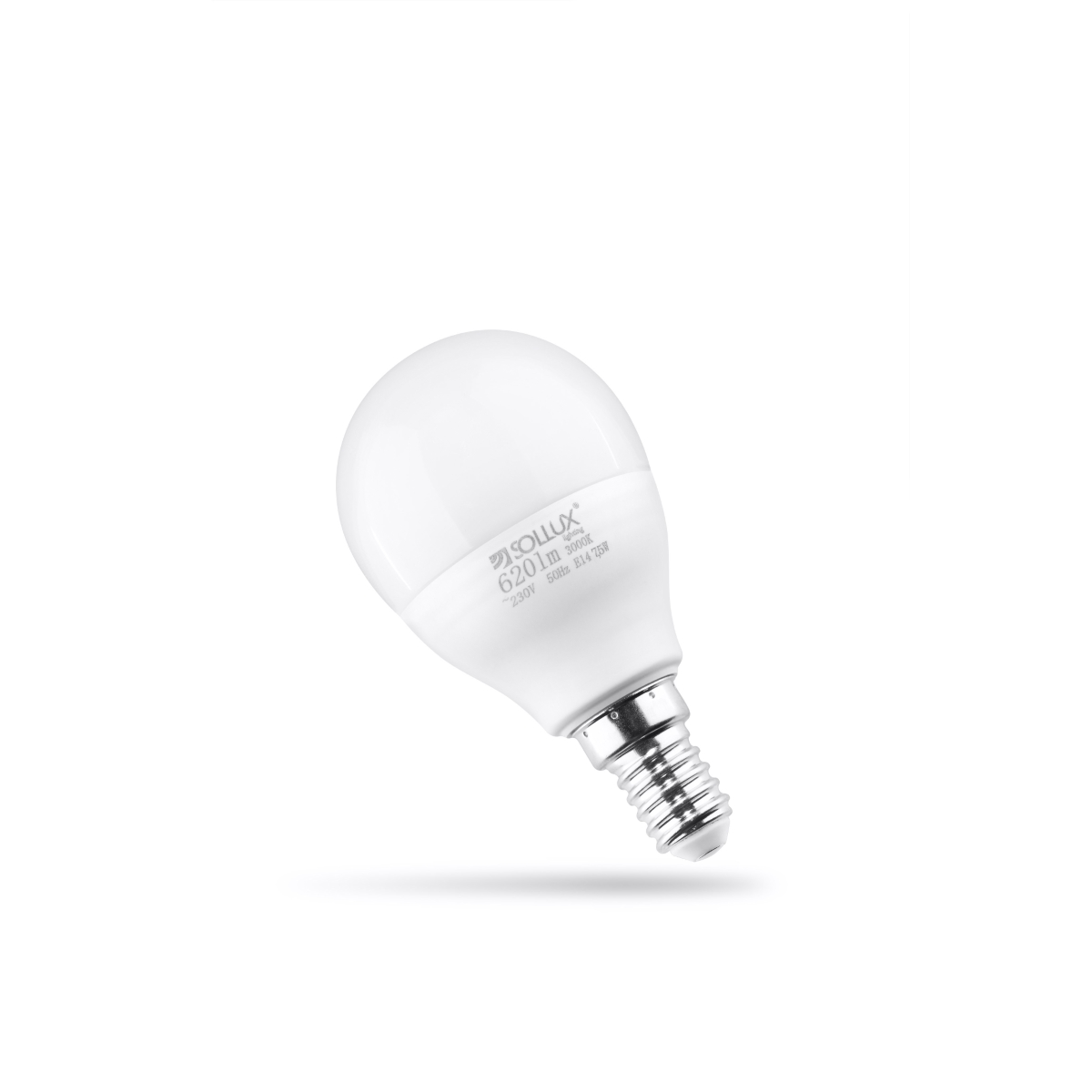LED-pirn E14 3000K 7,5W 620lm Sollux Lighting