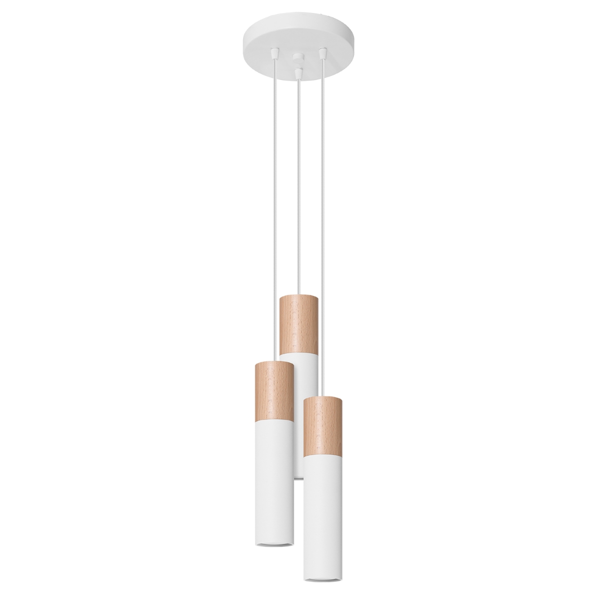 Rippvalgusti PABLO 3P valge Sollux Lighting