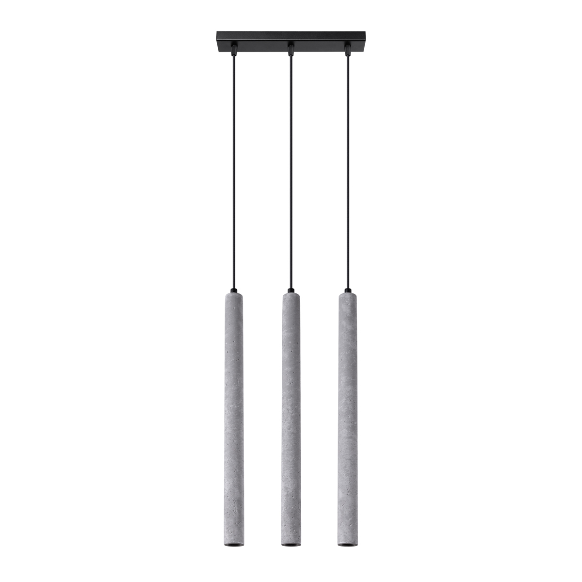 Rippvalgusti PASTELO 3L betoonist Sollux Lighting