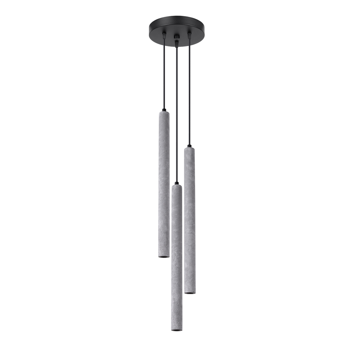 Rippvalgusti PASTELO 3P betoonist Sollux Lighting