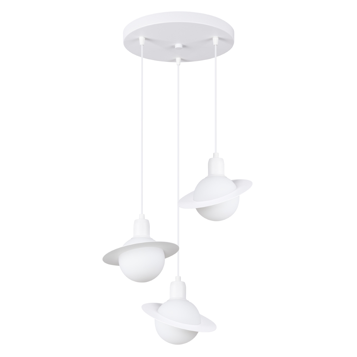 Rippvalgusti HYPERION 1 valge Sollux Lighting