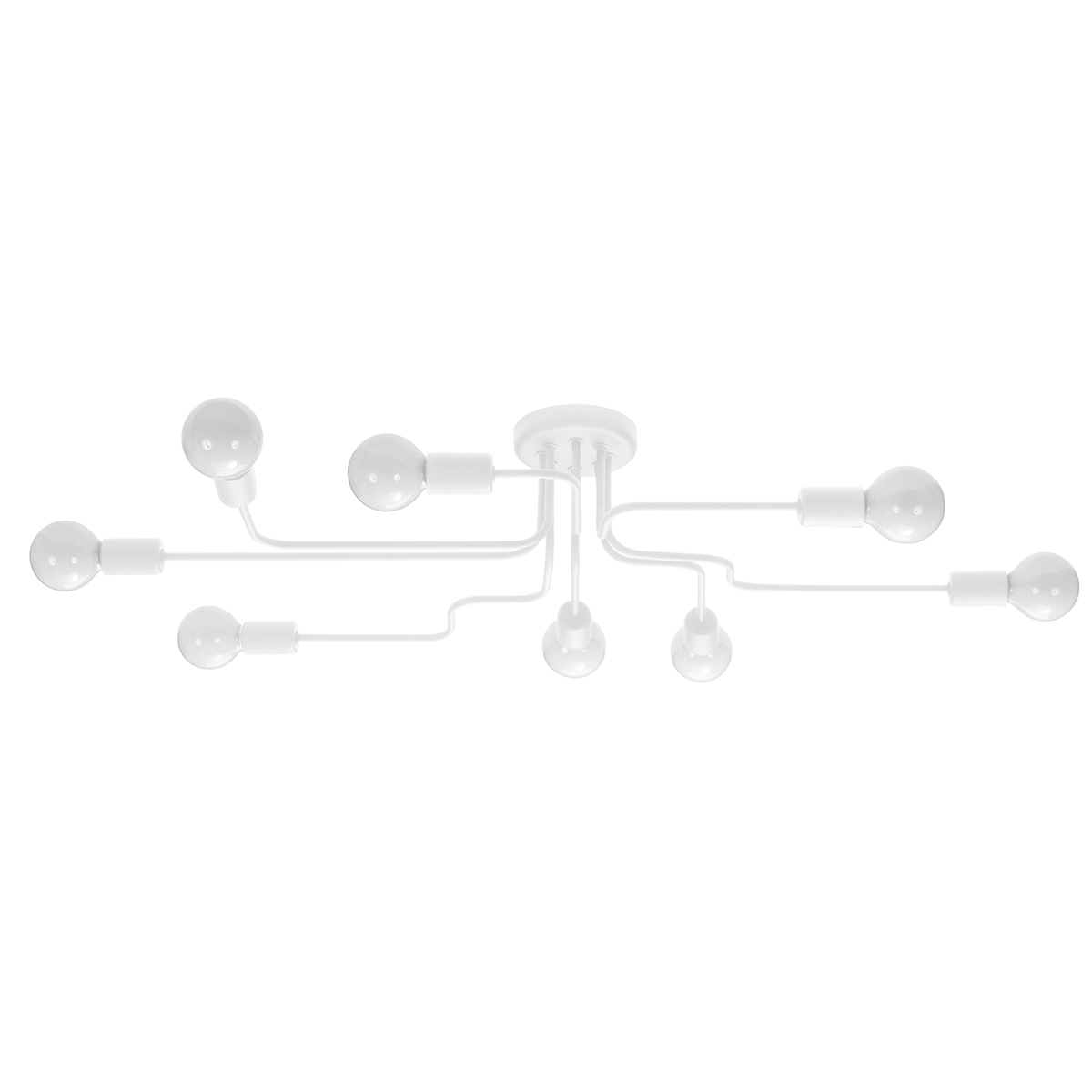 Lühter VECTOR 8 valge Sollux Lighting