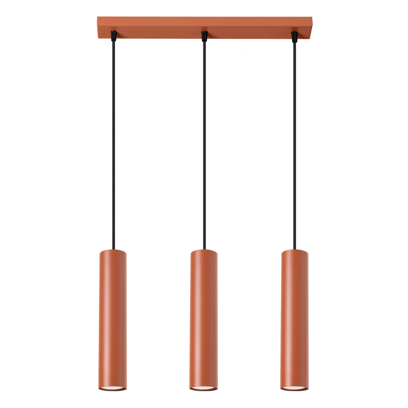 Rippvalgusti LAGOS 3L punane ooker Sollux Lighting