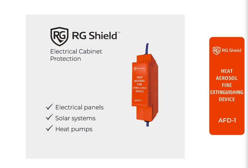 RG Shield AFD-1 Automaatne aerosool-tulekustutusseade