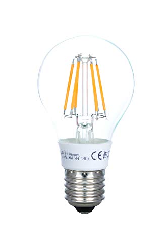 Led pirn A60, E27, 6W, WW, Filament