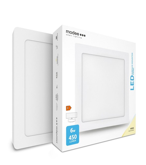 LED-paneel nelinurk 6W 4000K (450 lumen) pinnapealne