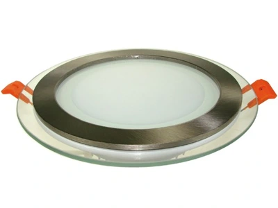 LED paneel ring 12W NW Nikkel/klaas kraae