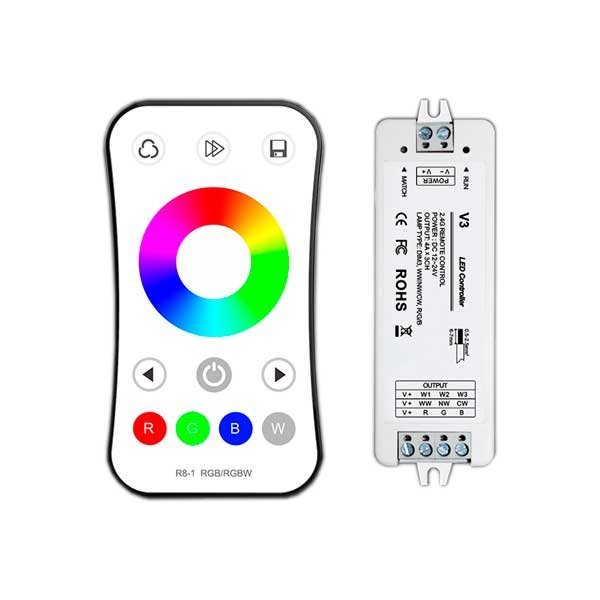 LED Multifunktsionaalne controller puldiga RGBW(30m) 3CH 3*4A12-24V