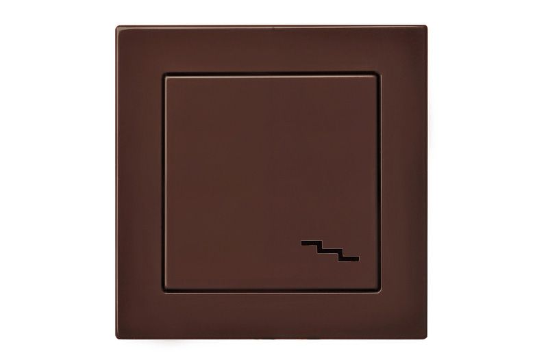 EPSILON Veksellüliti 1-NE IP6-10-001-01 E/R PRUUN ilma raamita