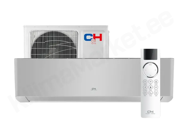 Õhksoojuspump C&H SUPREME CH-S24FTXAM2S-BL/GD/SC/W - hõbedane