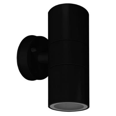 Välisvalgusti GORDON 2xGU10 must seinale