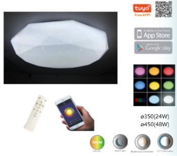 SMART Wi-Fi TUYA LED RGB valgusti