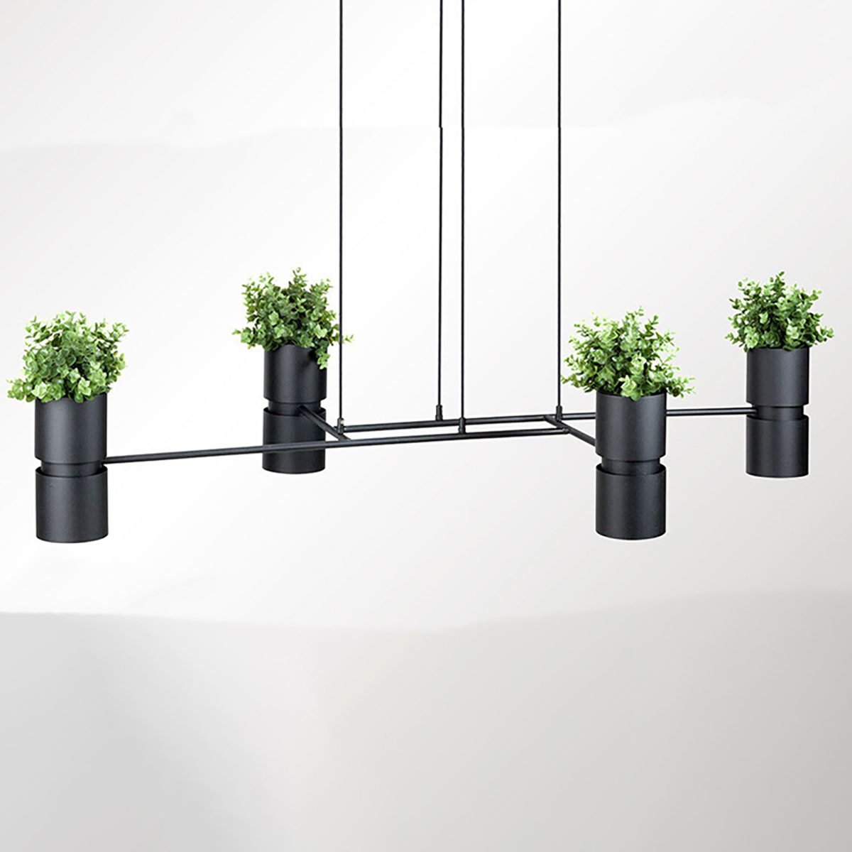 SKU 2600253 Rippvalgusti KUKKIA must Thoro Lighting - Pilt 1