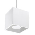 Rippvalgusti QUAD 1 valge Sollux Lighting