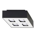 Laevalgusti MONO 4 must Sollux Lighting