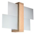 Seinalamp FENIKS 1 naturaalne puit Sollux Lighting
