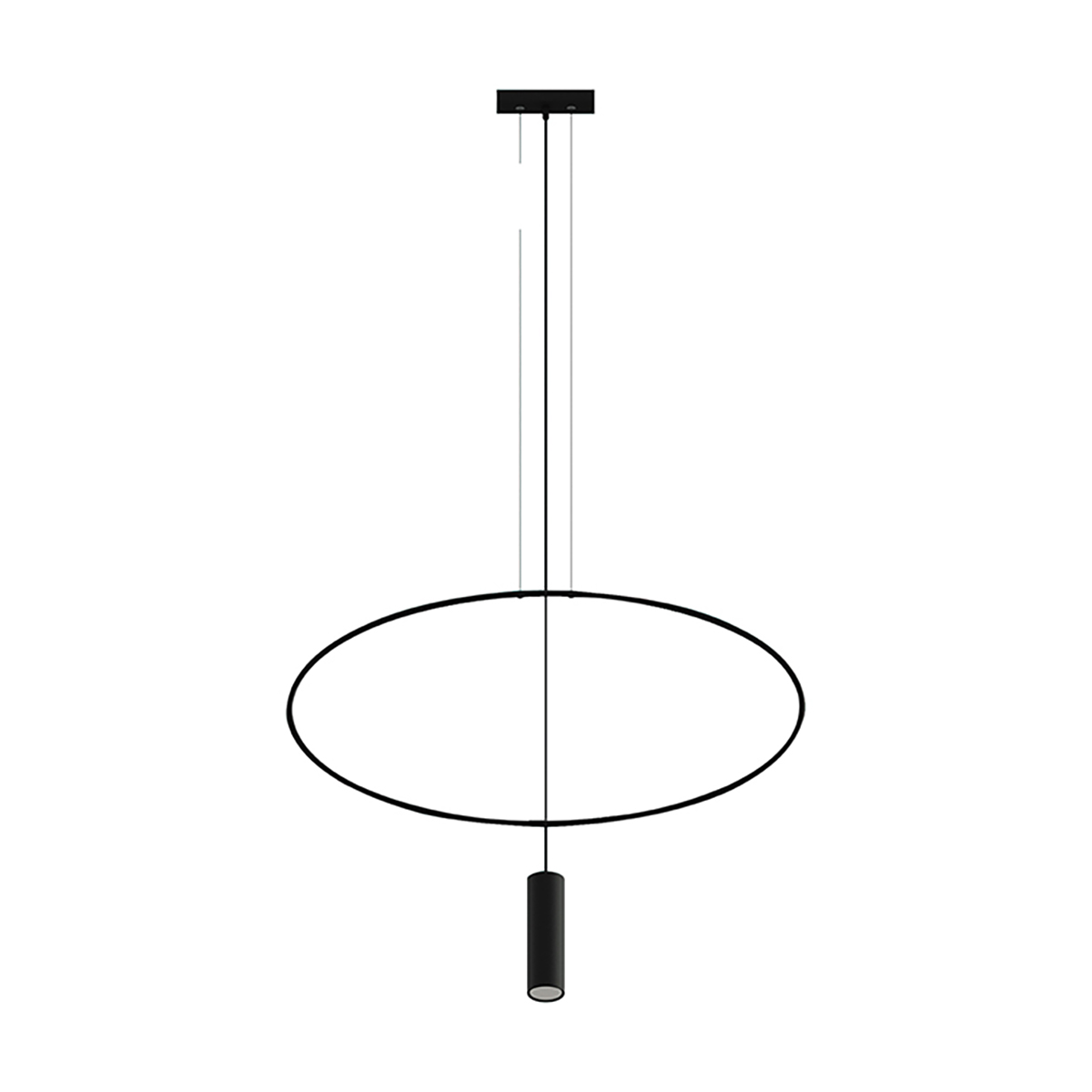 SKU 2600243 Rippvalgusti HOLAR 1 must Thoro Lighting - Pilt 1