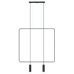Rippvalgusti RANA 2 must Thoro Lighting