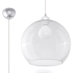 Rippvalgusti BALL läbipaistev Sollux Lighting