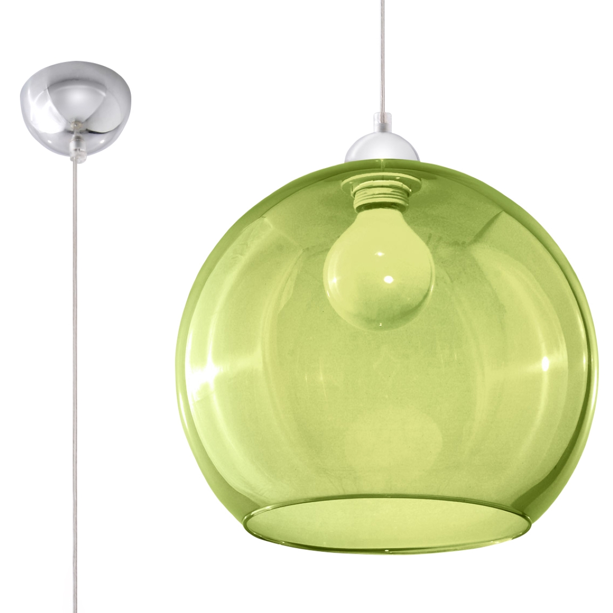 0254-1-k.jpg Rippvalgusti BALL roheline Sollux Lighting - Image 1
