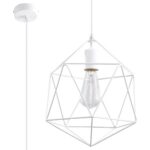 Rippvalgusti GASPARE valge Sollux Lighting
