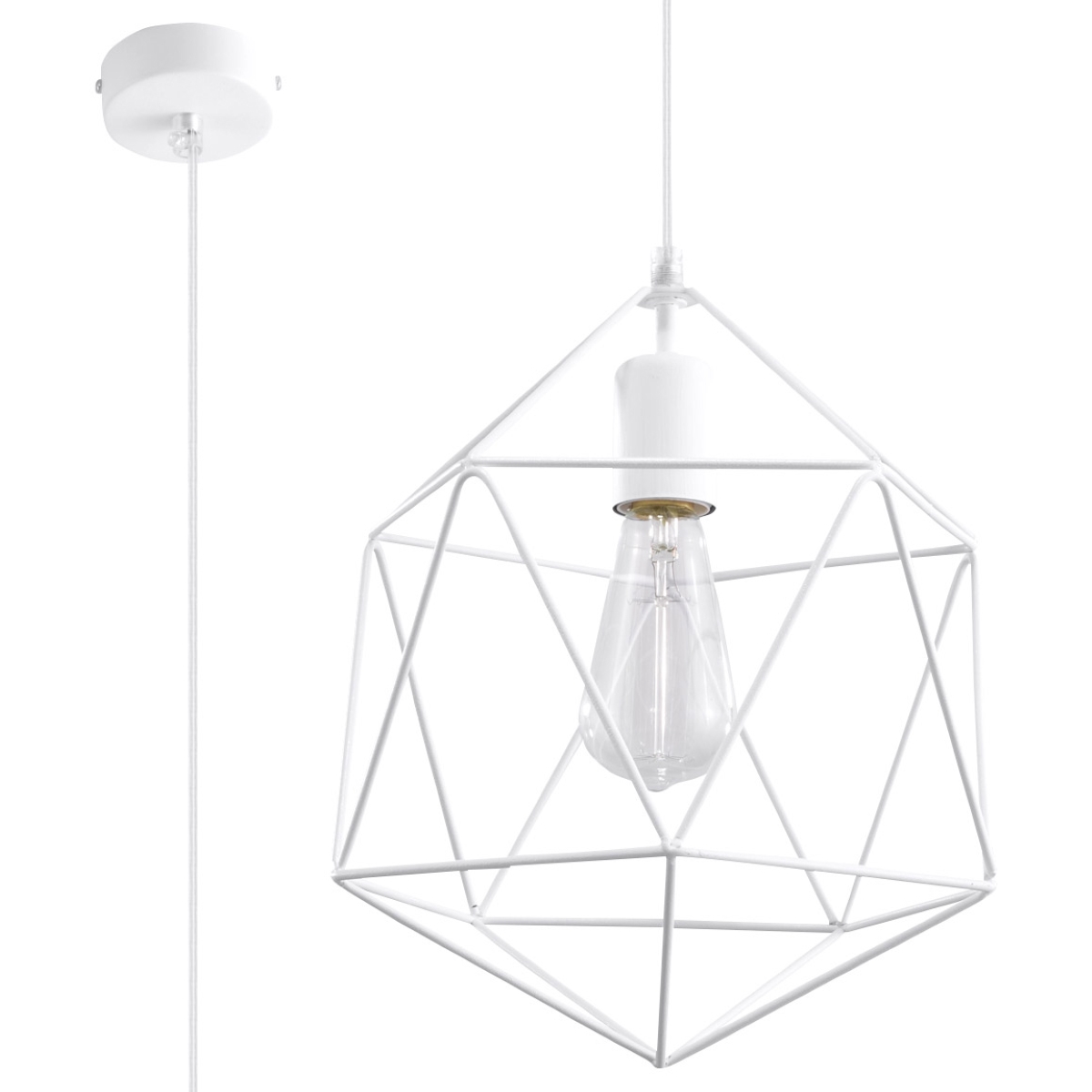 0290-1-k.jpg Rippvalgusti GASPARE valge Sollux Lighting - Image 1