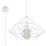 Rippvalgusti UMBERTO valge Sollux Lighting