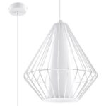 Rippvalgusti DEMI valge Sollux Lighting