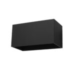 Настенный светильник QUAD MAXI черный Sollux Lighting