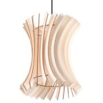 Подвесной светильник ORIANA из дерева Sollux Lighting