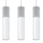Rippvalgusti BORGIO 3L valge Sollux Lighting