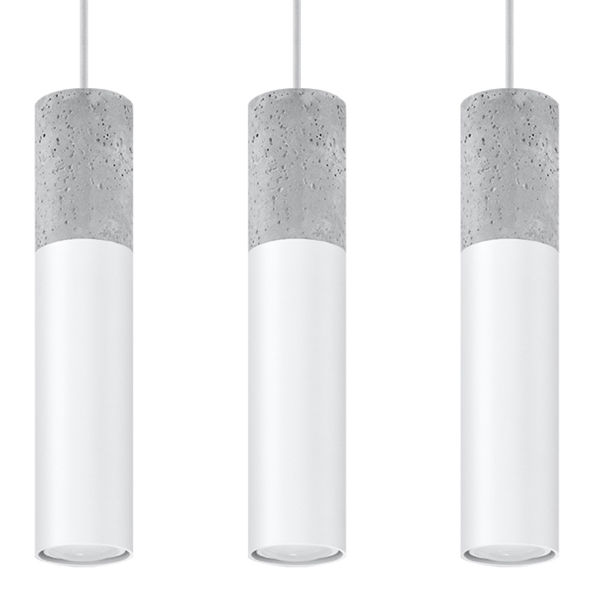 0649-1-k.jpg Rippvalgusti BORGIO 3L valge Sollux Lighting - Pilt 1