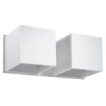 Seinalamp QUAD 2 valge Sollux Lighting