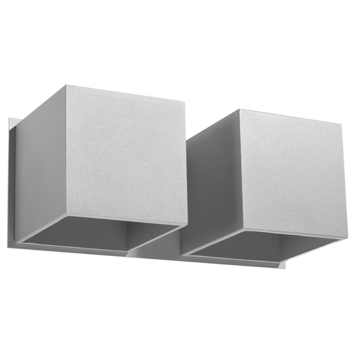 0658-1-к.jpg Настенный светильник QUAD 2 серый Sollux Lighting - Изображение 1