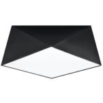 Laevalgusti HEXA 35 must Sollux Lighting