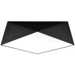 Laevalgusti HEXA 45 must Sollux Lighting