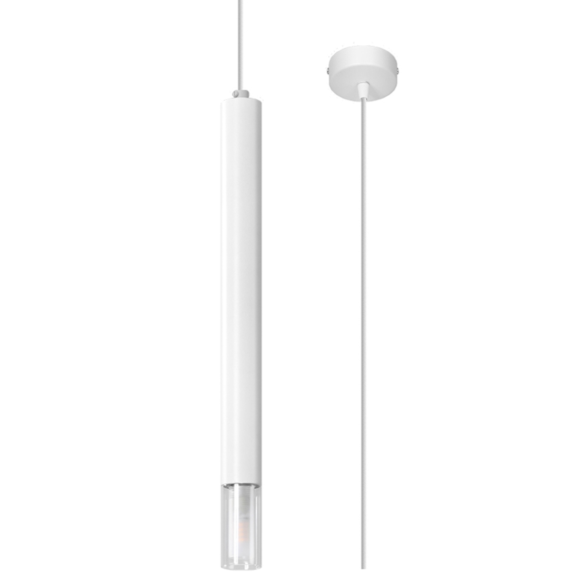 0957-1-k.jpg Rippvalgusti WEZYR 1 valge Sollux Lighting - Pilt 1