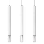 Rippvalgusti WEZYR 3 valge Sollux Lighting