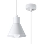 Rippvalgusti TALEJA 1 valge [E27] Sollux Lighting