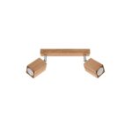 Потолочный светильник KEKE 2 из дубовой древесины. Sollux Lighting