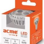 LED pirn GU10 5W 2700-3000K ACME