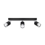 Laevalgusti NERO 3 must/kroomitud Sollux Lighting