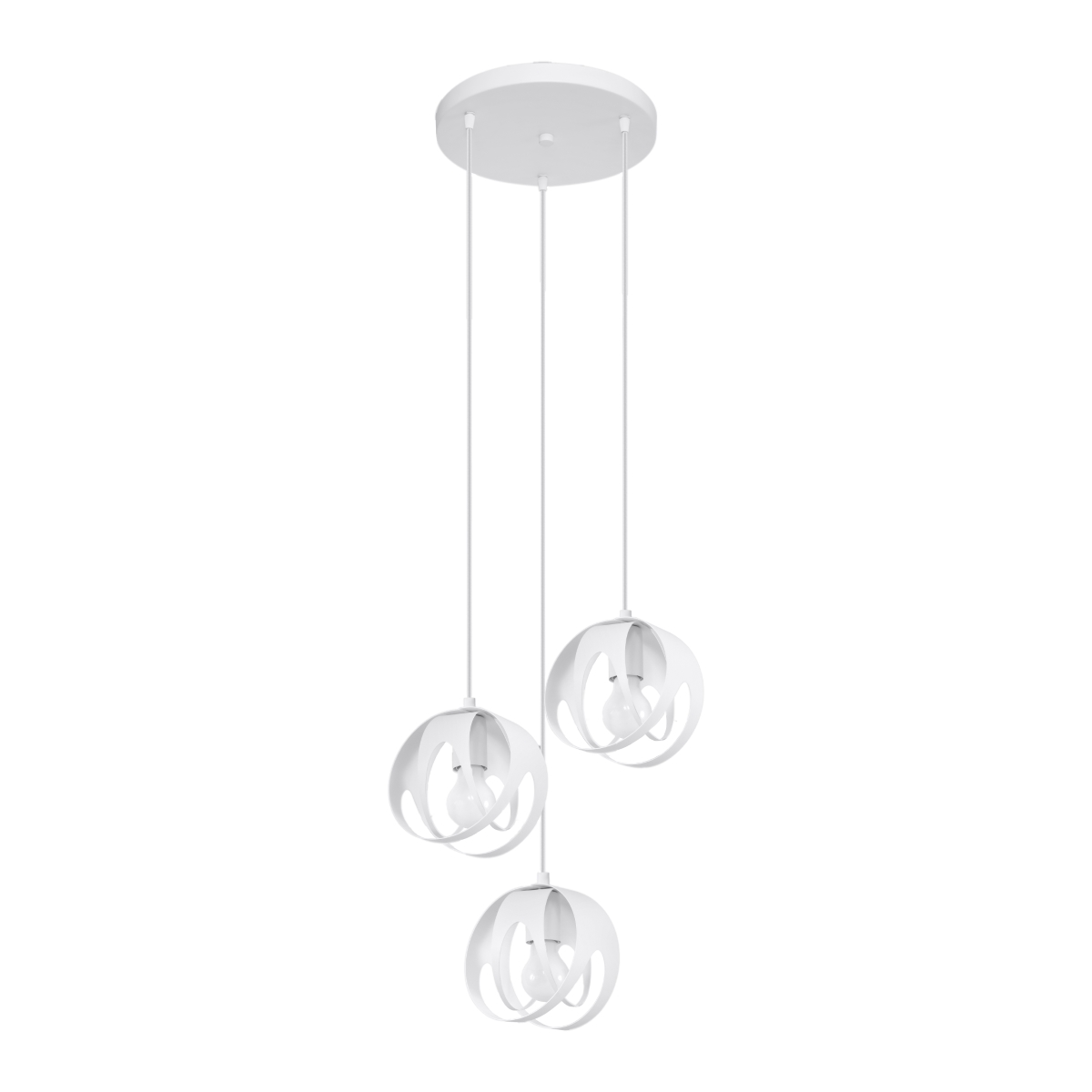 1084-1-k.jpg Rippvalgusti TULOS 3P valge Sollux Lighting - Pilt 1